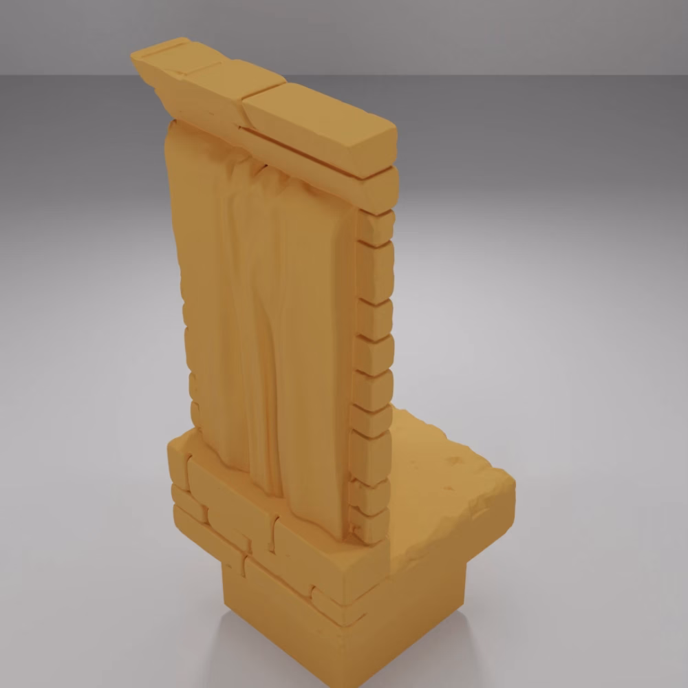 Tall Beveled Flag - Ramparts & Ruins - Dungeon Blocks