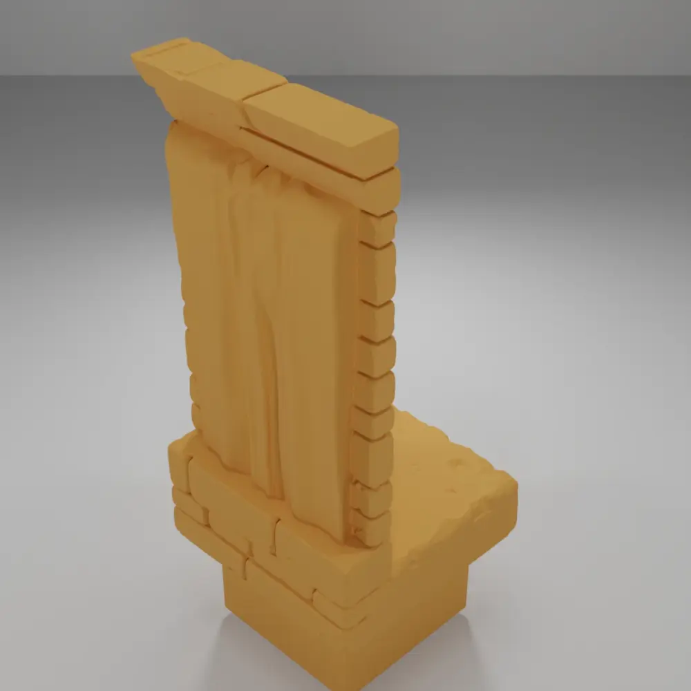 Tall Beveled Flag - Ramparts & Ruins - Dungeon Blocks