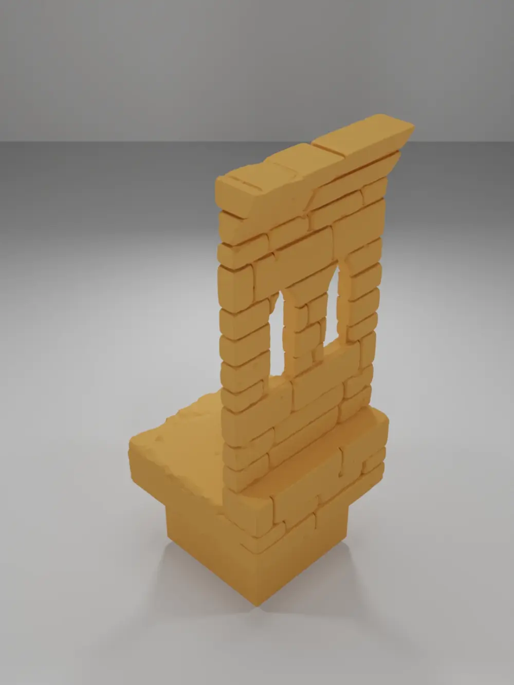 Tall Beveled Window - Ramparts & Ruins - Dungeon Blocks