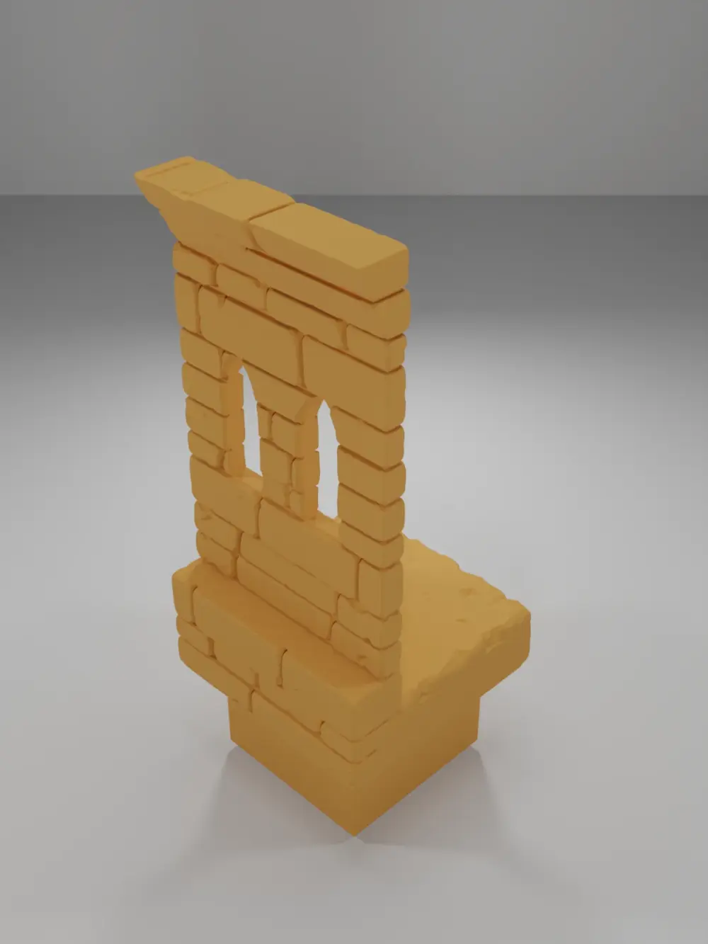 Tall Beveled Window - Ramparts & Ruins - Dungeon Blocks