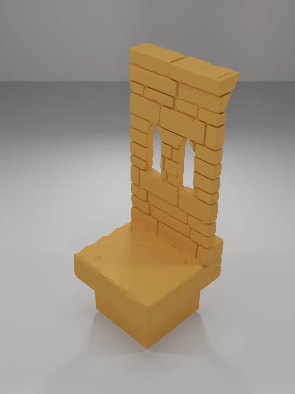Tall Beveled Window - Ramparts & Ruins - Dungeon Blocks