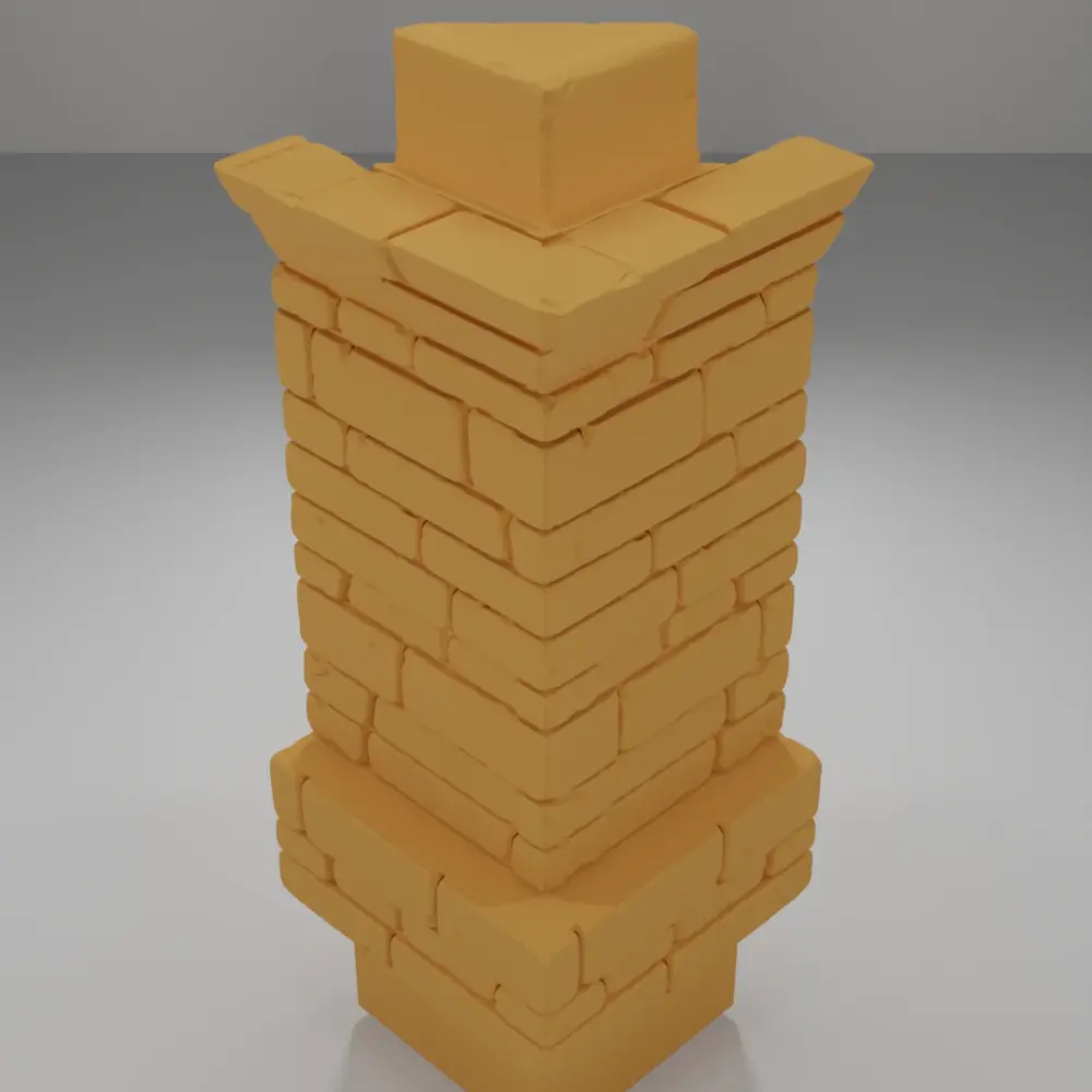 Tall Beveled Angle - Ramparts & Ruins - Dungeon Blocks