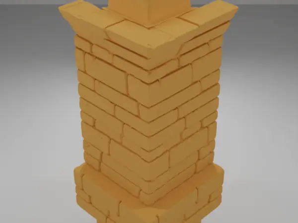 Tall Beveled Angle Arch Right - Ramparts & Ruins - Dungeon Blocks
