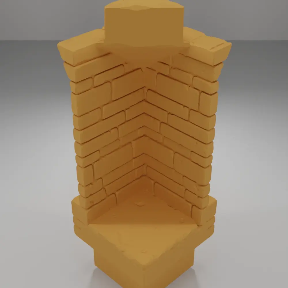 Tall Beveled Angle - Ramparts & Ruins - Dungeon Blocks