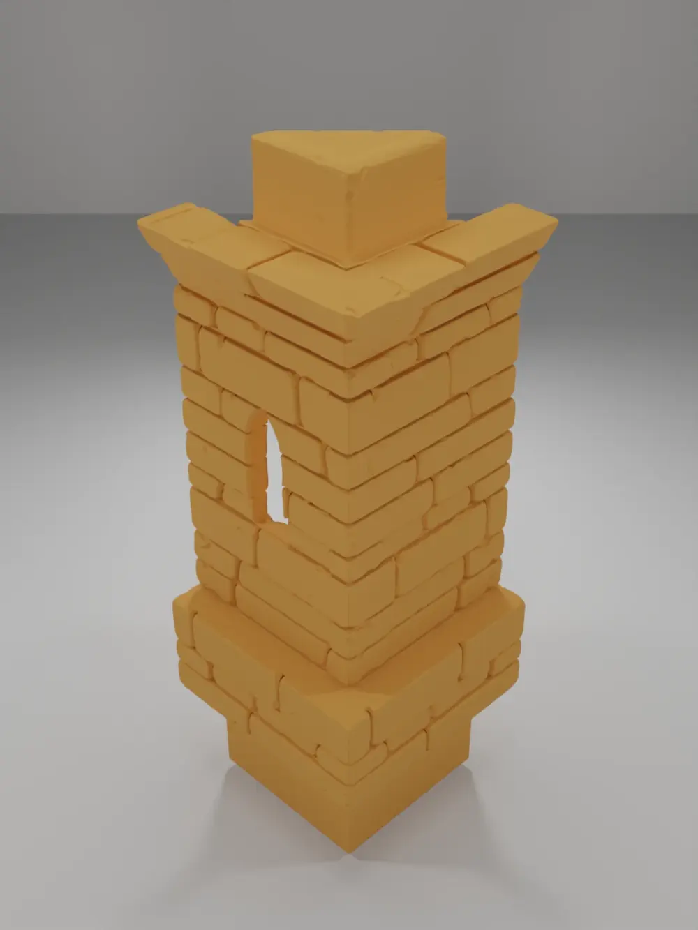 Tall Beveled Angle Window - Ramparts & Ruins - Dungeon Blocks