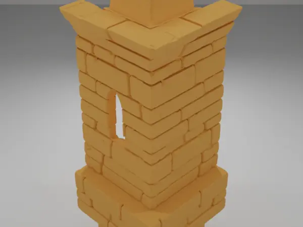 Tall Beveled Angle Arch Right - Ramparts & Ruins - Dungeon Blocks