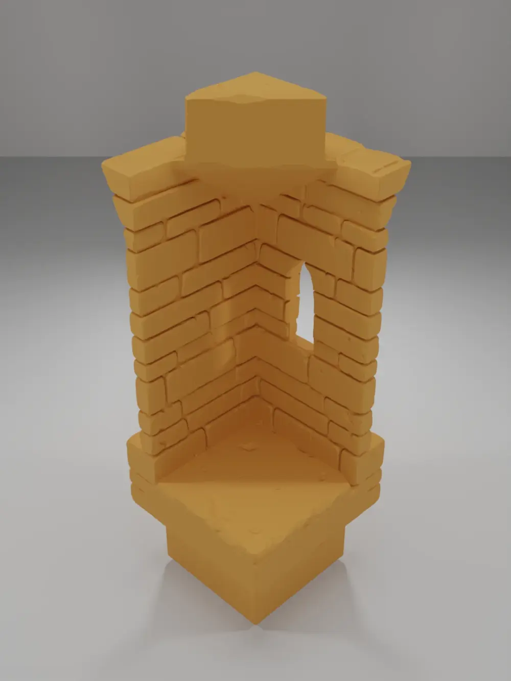 Tall Beveled Angle Window - Ramparts & Ruins - Dungeon Blocks
