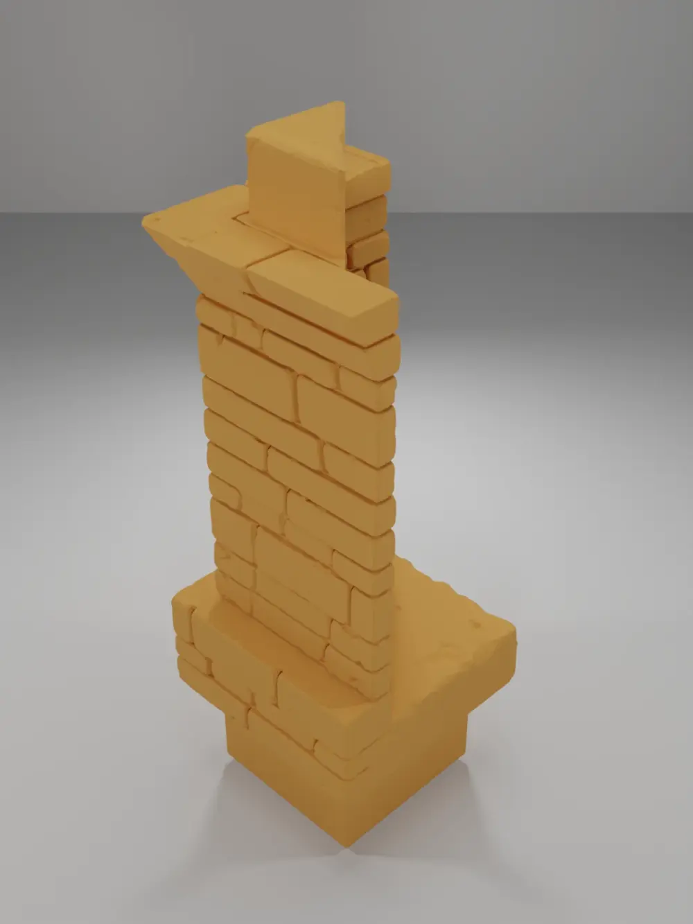 Tall Beveled Angle Window - Ramparts & Ruins - Dungeon Blocks
