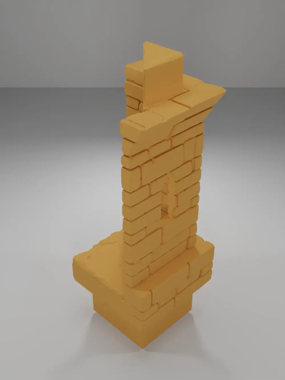 Tall Beveled Angle Window - Ramparts & Ruins - Dungeon Blocks
