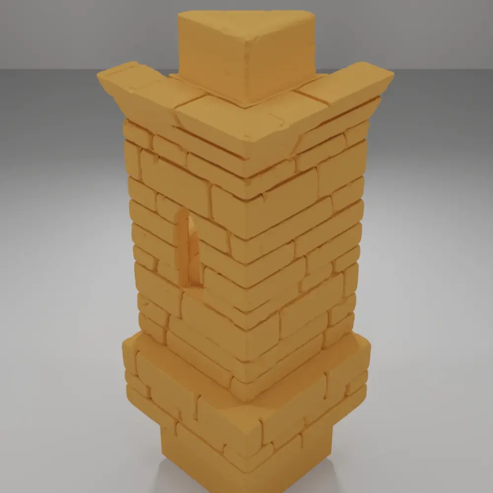Tall Beveled Angle Stairs 1 - Ramparts & Ruins - Dungeon Blocks