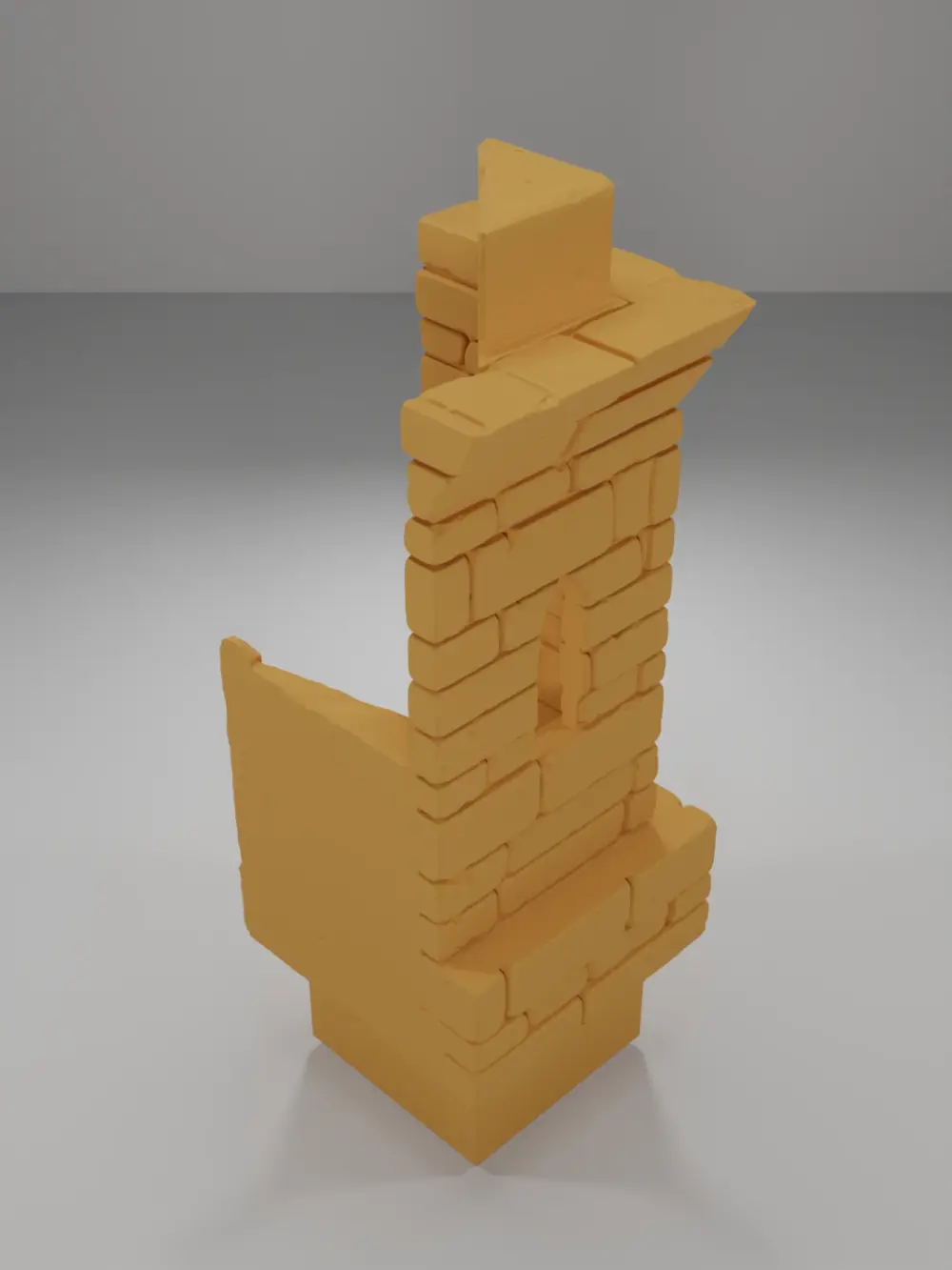 Tall Beveled Angle Stairs 1 - Ramparts & Ruins - Dungeon Blocks