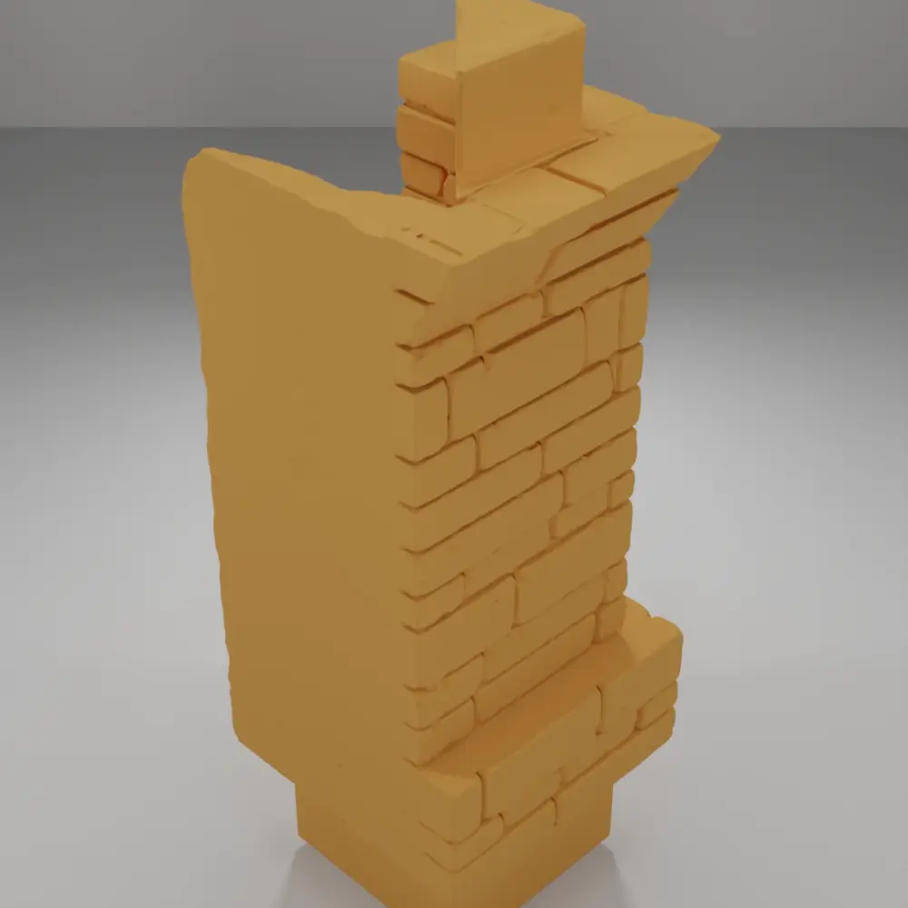 Tall Beveled Angle Stairs 2 - Ramparts & Ruins - Dungeon Blocks