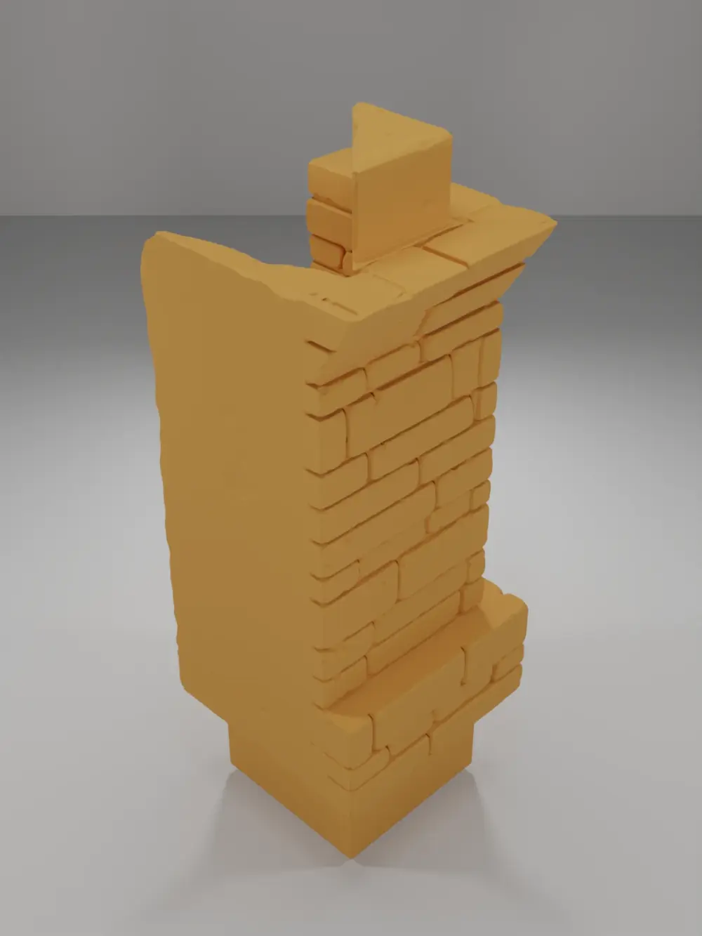 Tall Beveled Angle Stairs 2 - Ramparts & Ruins - Dungeon Blocks