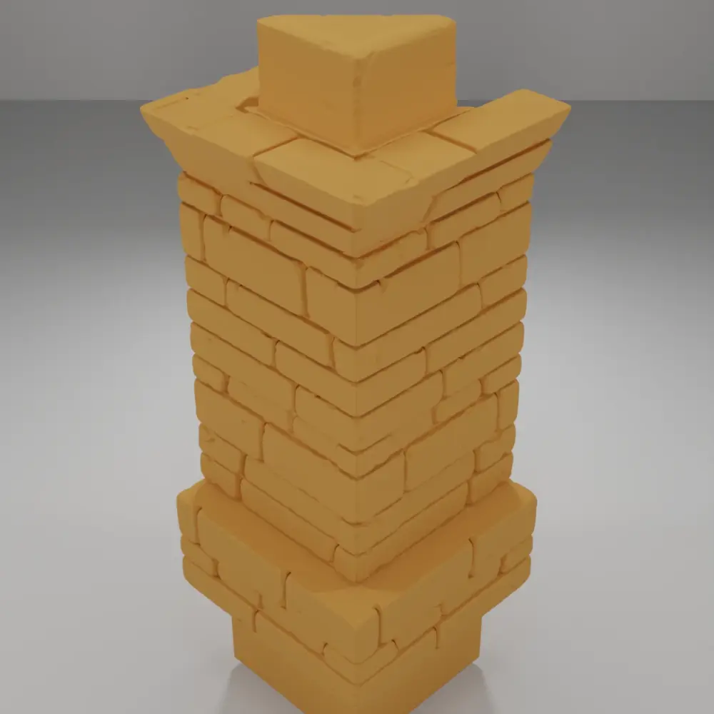 Tall Beveled Angle Stairs 2 - Ramparts & Ruins - Dungeon Blocks