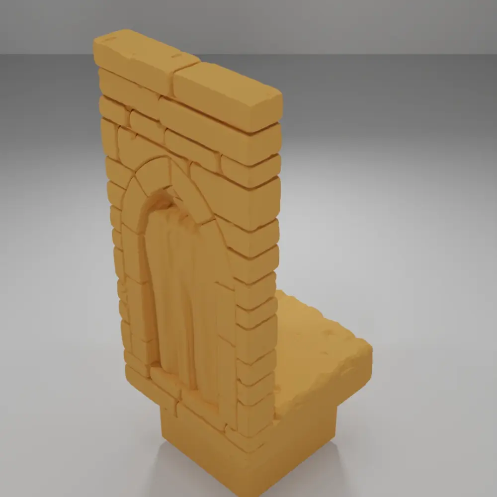 Tall Arch Wall Flag - Ramparts & Ruins - Dungeon Blocks