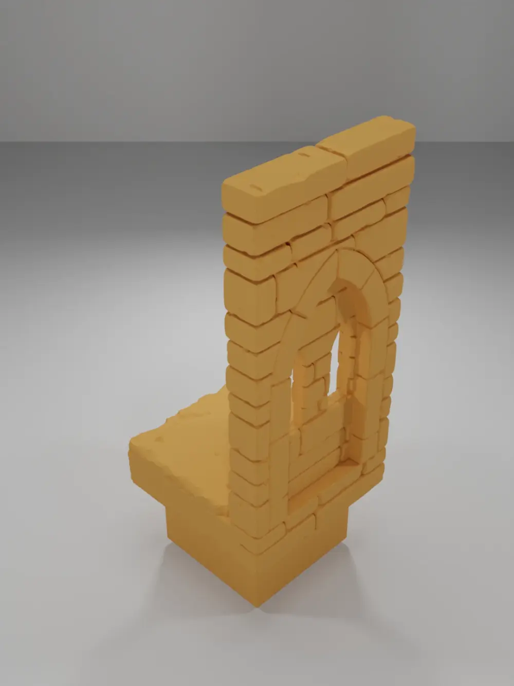 Tall Arch Window - Ramparts & Ruins - Dungeon Blocks