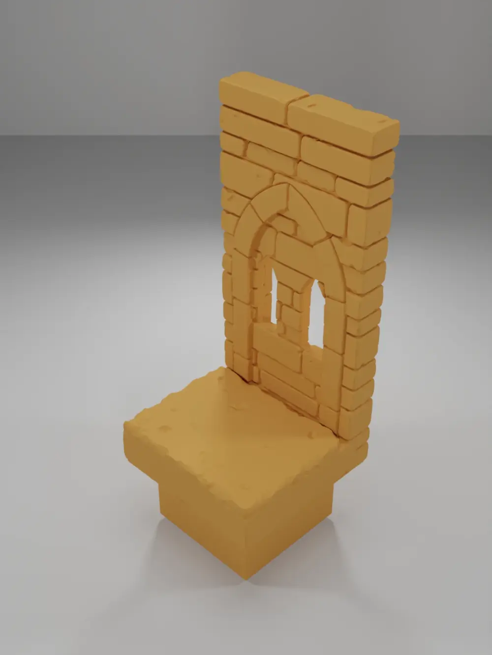 Tall Arch Window - Ramparts & Ruins - Dungeon Blocks