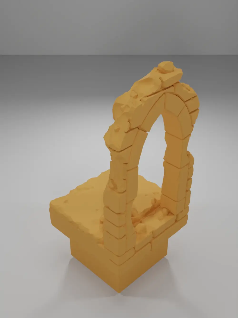 Tall Arch Broken - Ramparts & Ruins - Dungeon Blocks