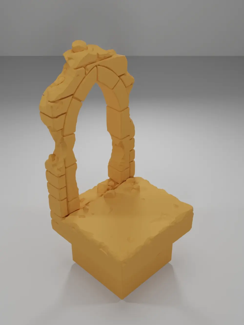 Tall Arch Broken - Ramparts & Ruins - Dungeon Blocks