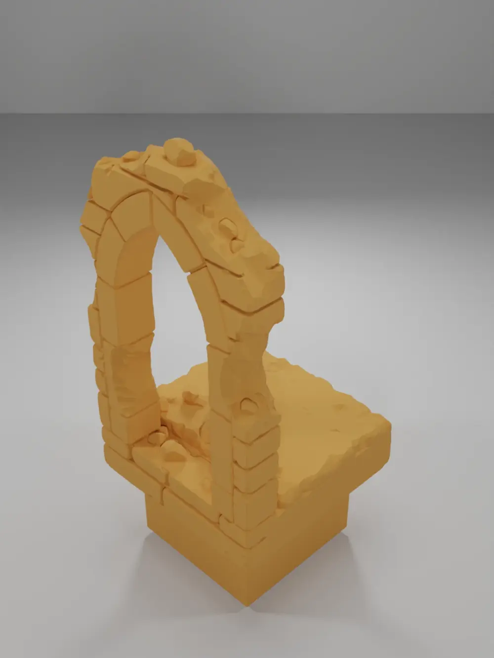 Tall Arch Broken - Ramparts & Ruins - Dungeon Blocks