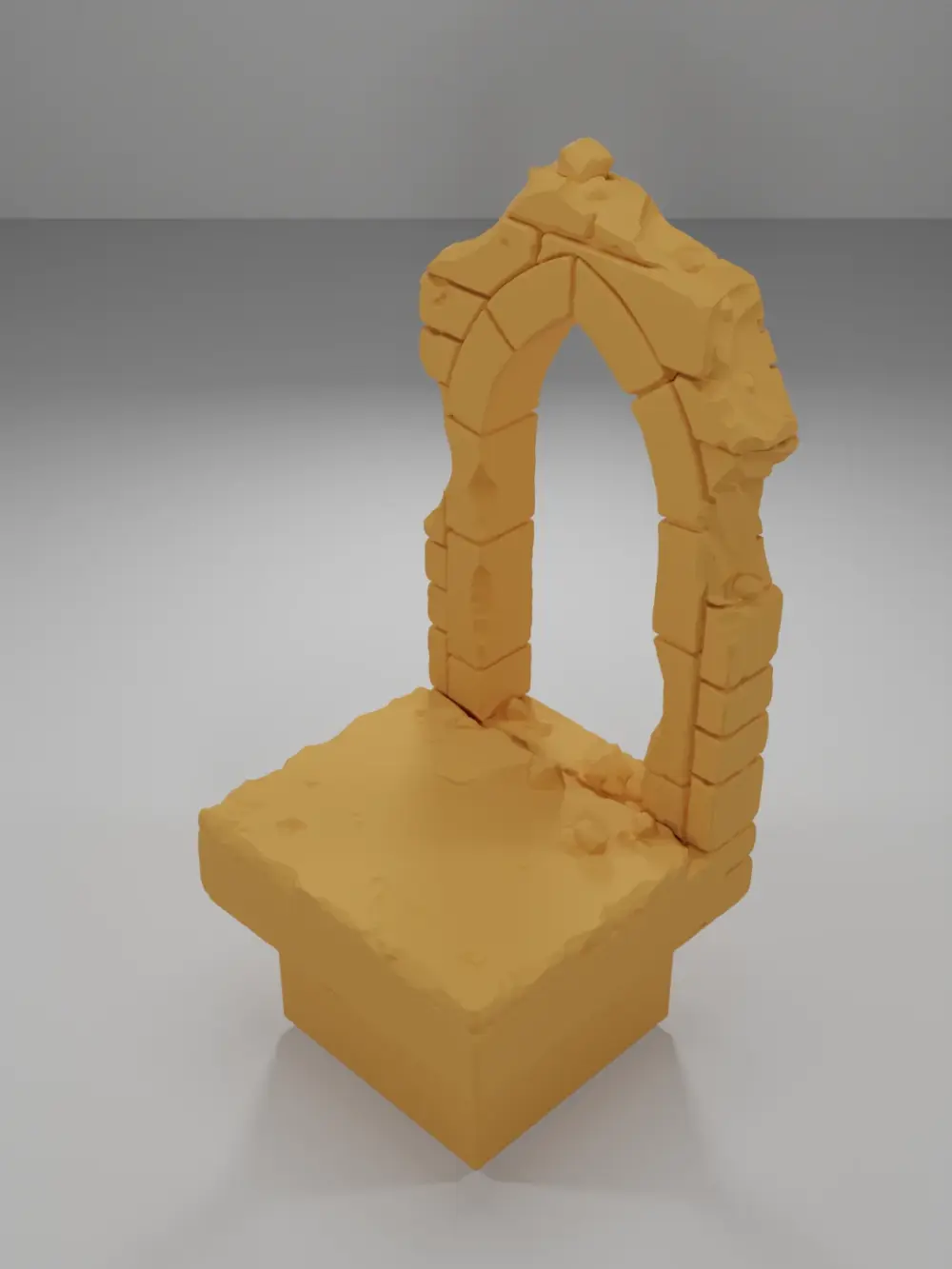 Tall Arch Broken - Ramparts & Ruins - Dungeon Blocks