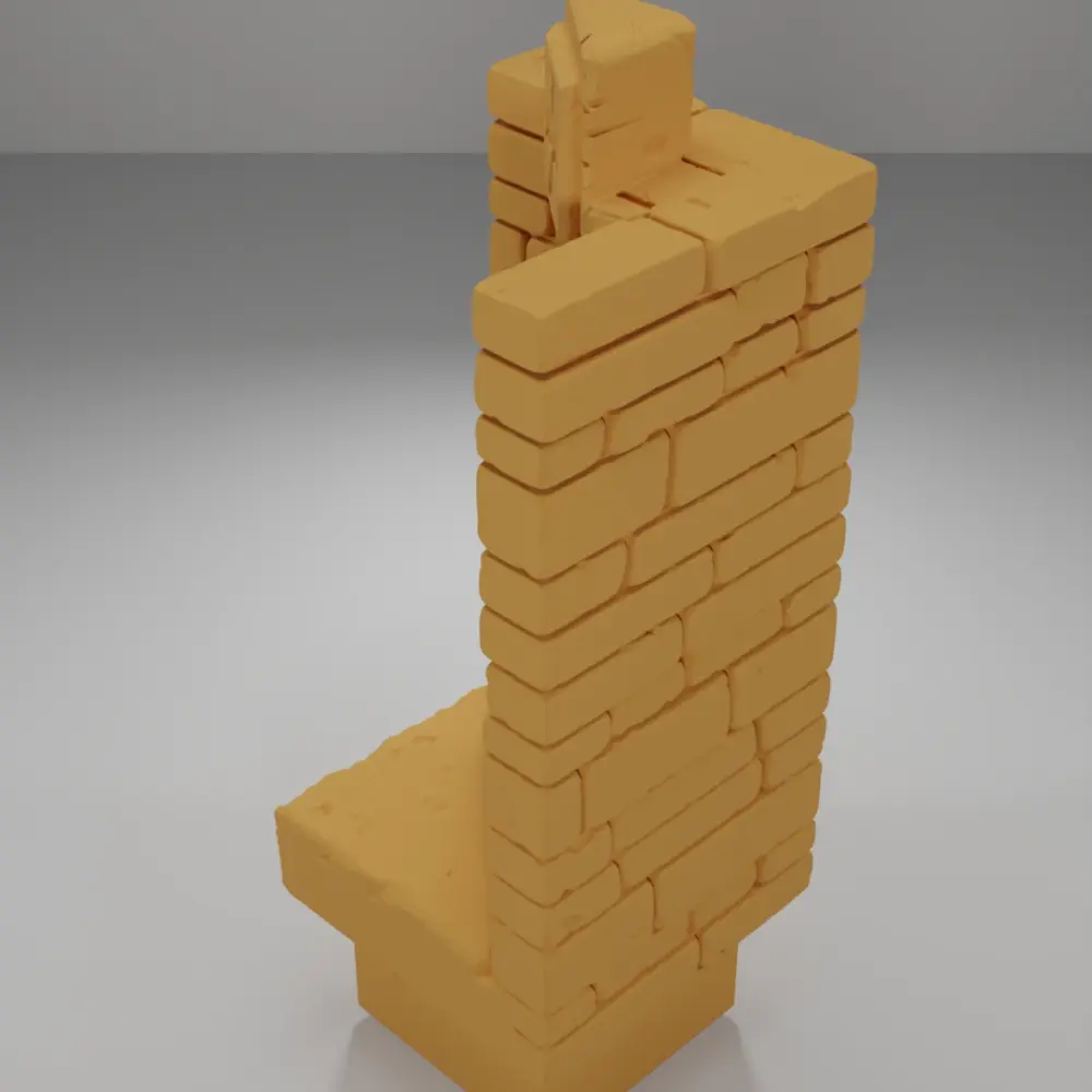 Tall Angle Arch Right - Ramparts & Ruins - Dungeon Blocks