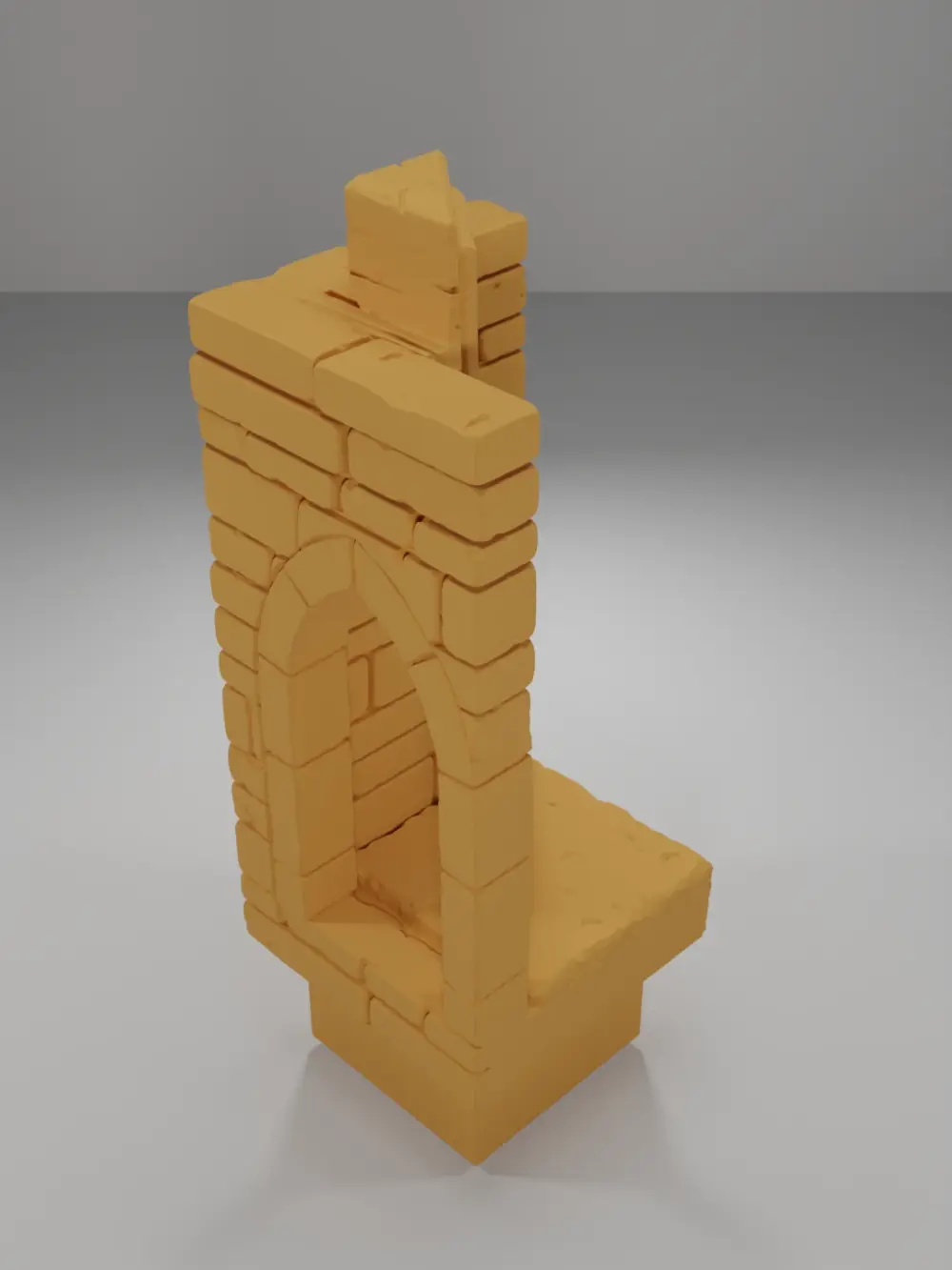 Tall Angle Arch Right - Ramparts & Ruins - Dungeon Blocks
