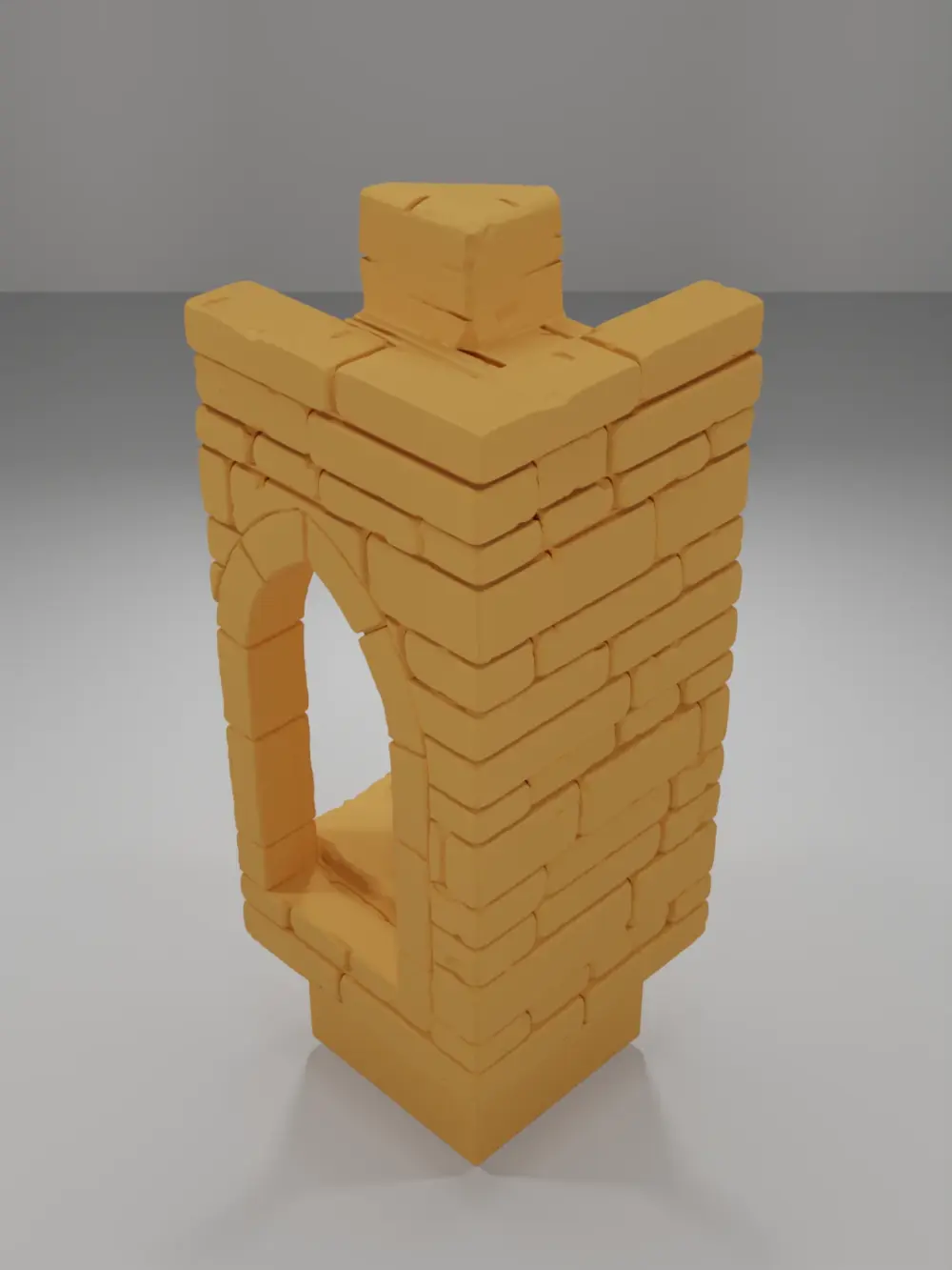 Tall Angle Arch Left - Ramparts & Ruins - Dungeon Blocks