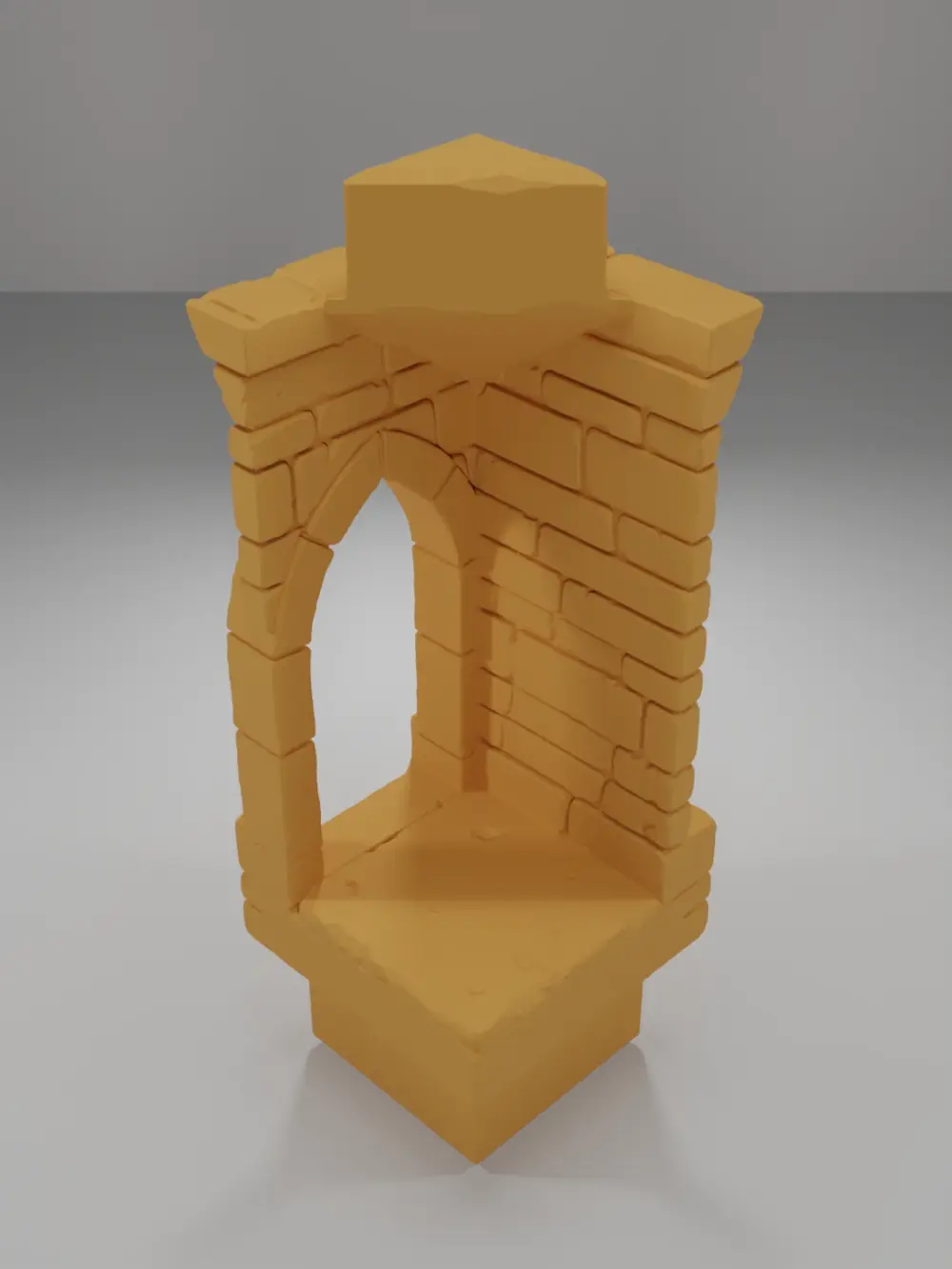 Tall Beveled Angle Arch Right - Ramparts & Ruins - Dungeon Blocks