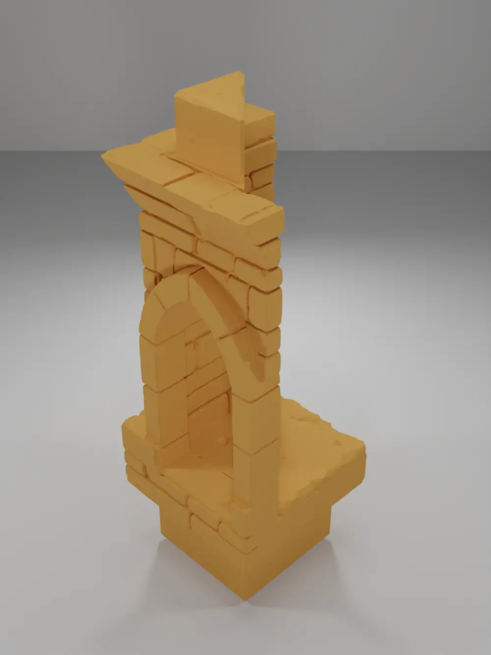 Tall Beveled Angle Arch Right - Ramparts & Ruins - Dungeon Blocks