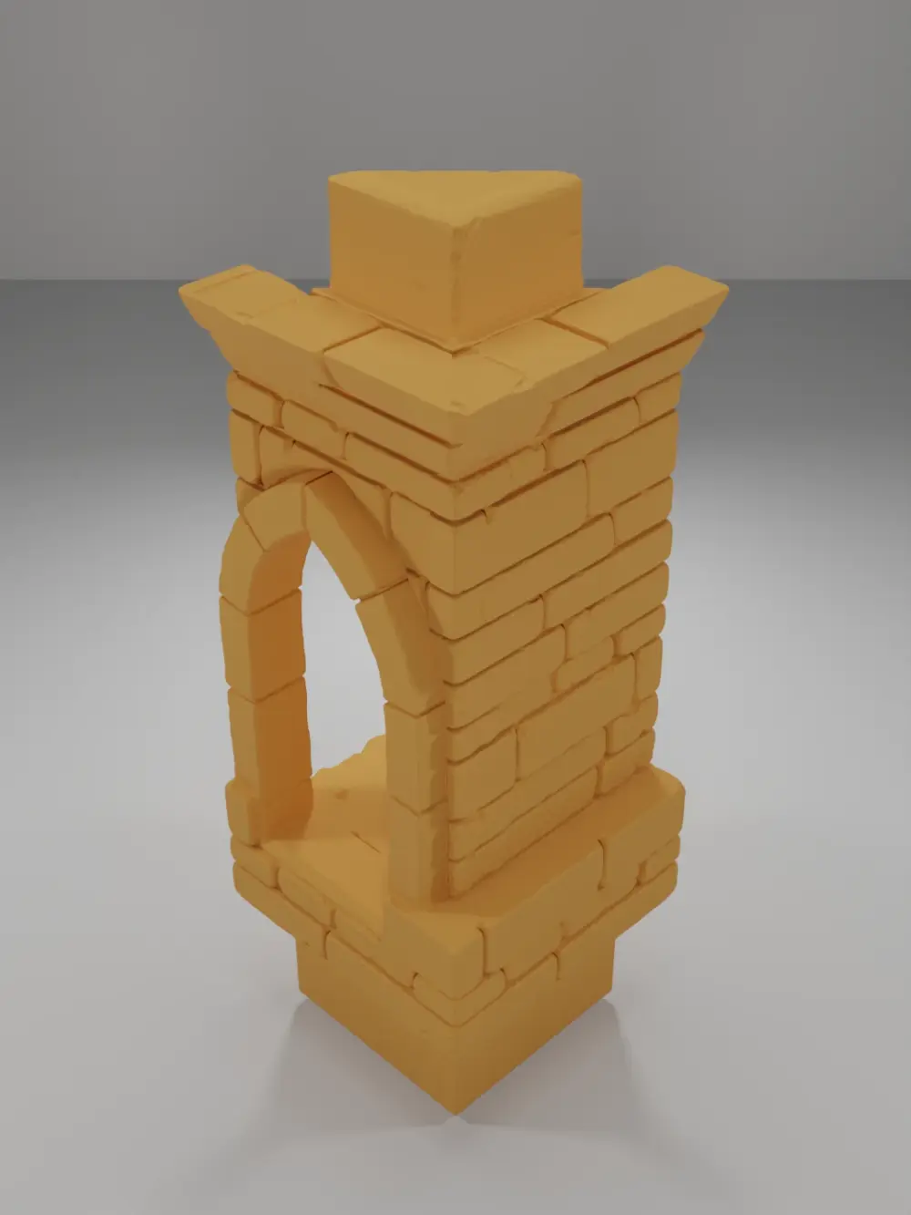 Tall Beveled Angle Arch Left - Ramparts & Ruins - Dungeon Blocks