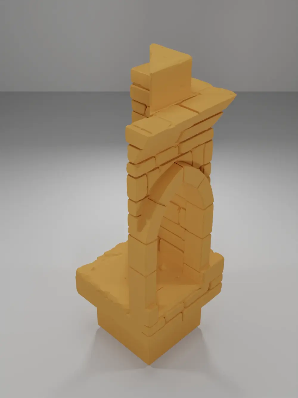 Tall Beveled Angle Arch Left - Ramparts & Ruins - Dungeon Blocks