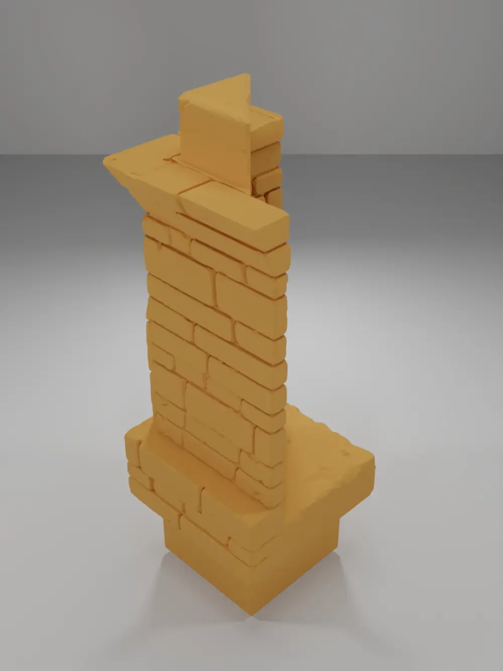 Tall Beveled Angle Arch Left - Ramparts & Ruins - Dungeon Blocks