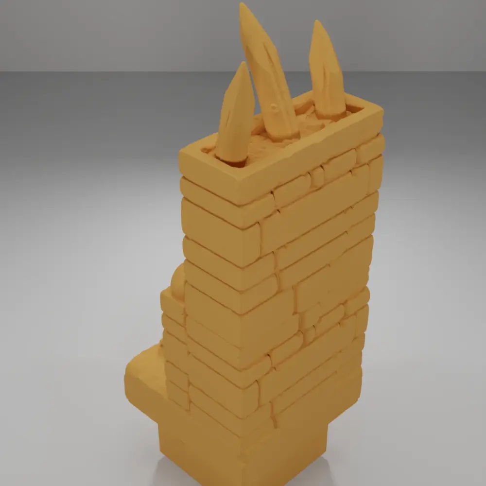 Buttress Trap 1 - Ramparts & Ruins - Dungeon Blocks