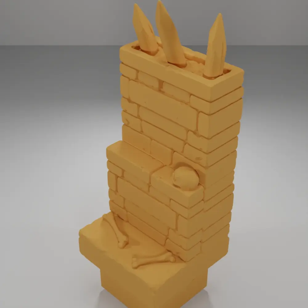Buttress Trap 1 - Ramparts & Ruins - Dungeon Blocks