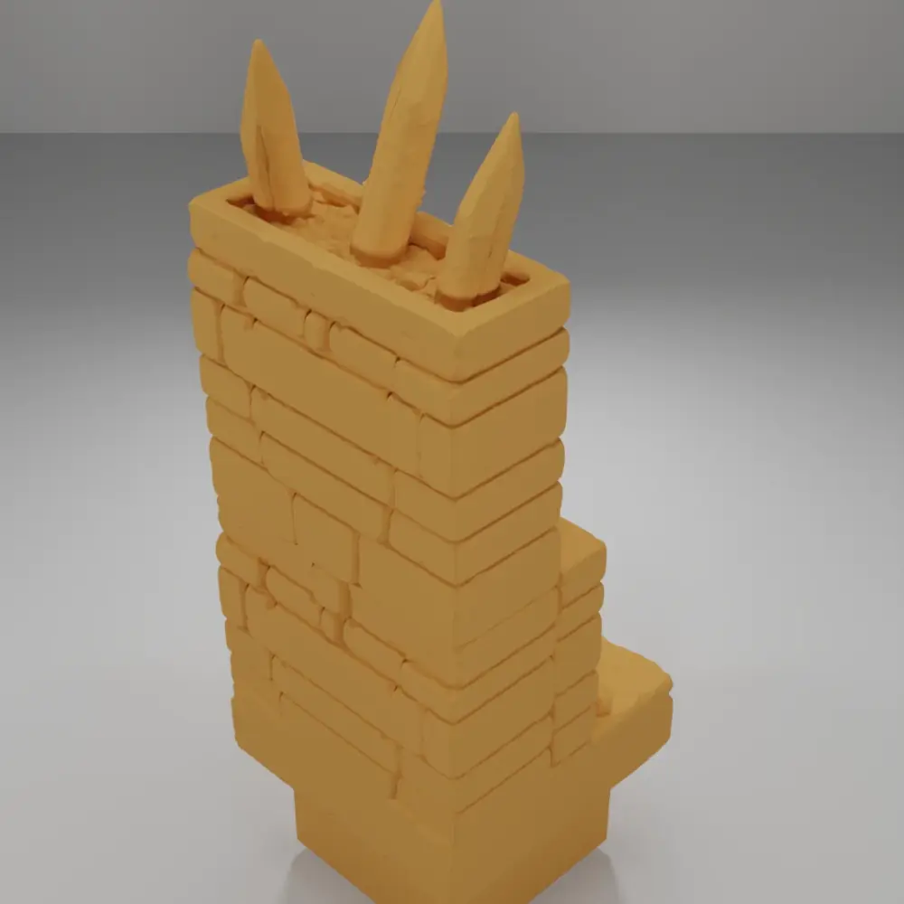 Buttress Trap 1 - Ramparts & Ruins - Dungeon Blocks