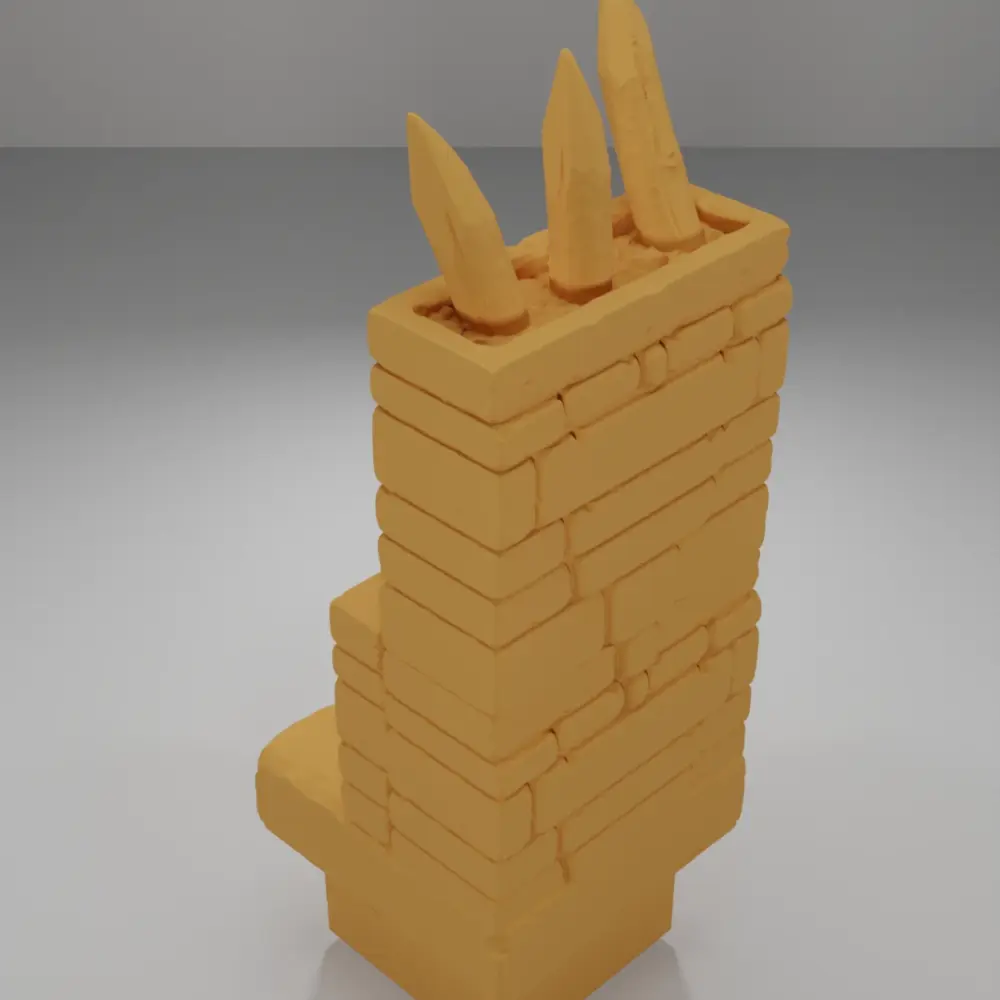 Buttress Trap 2 - Ramparts & Ruins - Dungeon Blocks