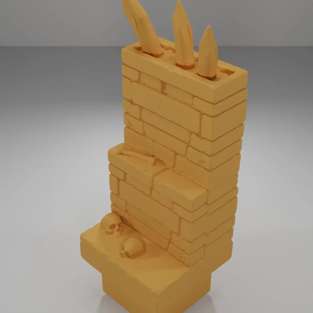 Buttress Trap 2 - Ramparts & Ruins - Dungeon Blocks
