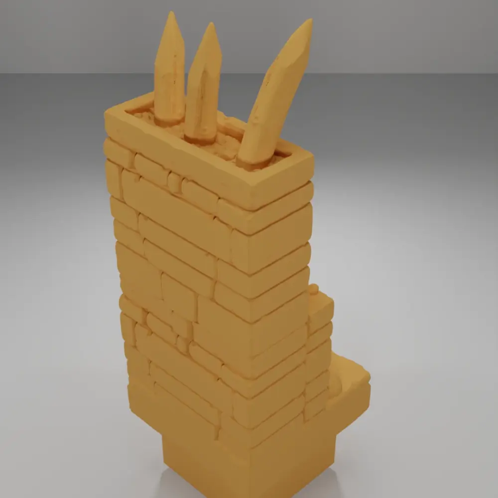 Buttress Trap 2 - Ramparts & Ruins - Dungeon Blocks