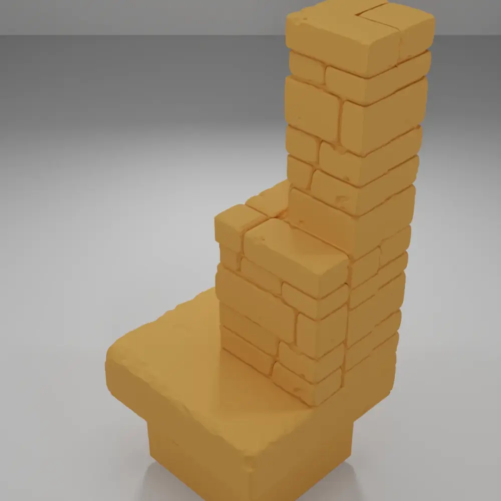 Buttress Angle - Ramparts & Ruins - Dungeon Blocks