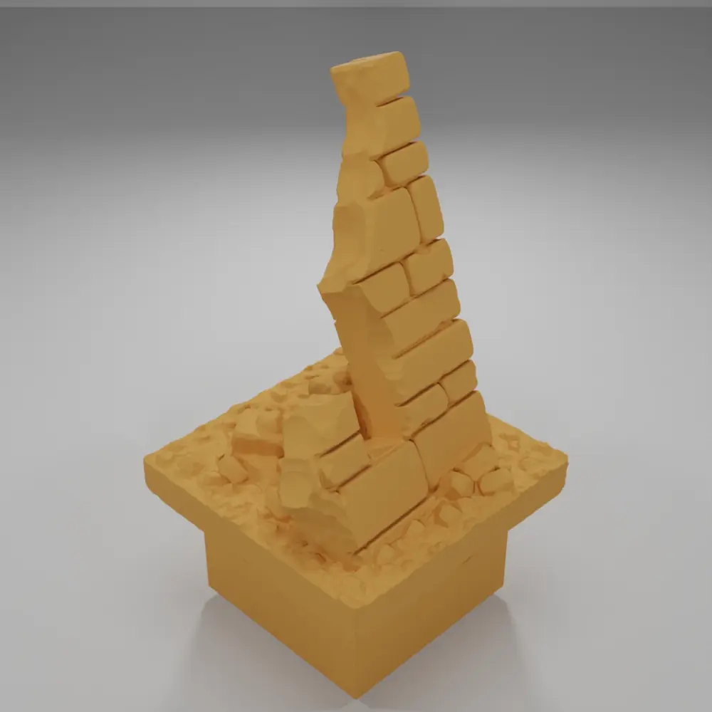 Dirt Ground Tall Ruins - Ramparts & Ruins - Dungeon Blocks