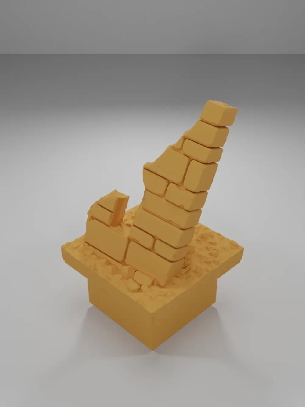Dirt Ground Tall Ruins - Ramparts & Ruins - Dungeon Blocks