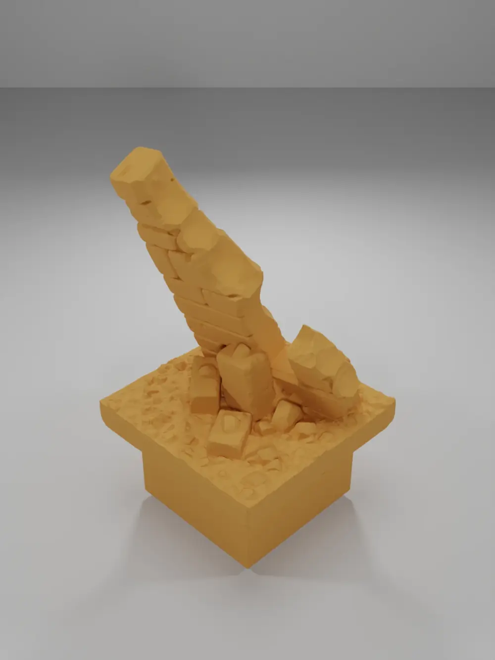 Dirt Ground Tall Ruins - Ramparts & Ruins - Dungeon Blocks
