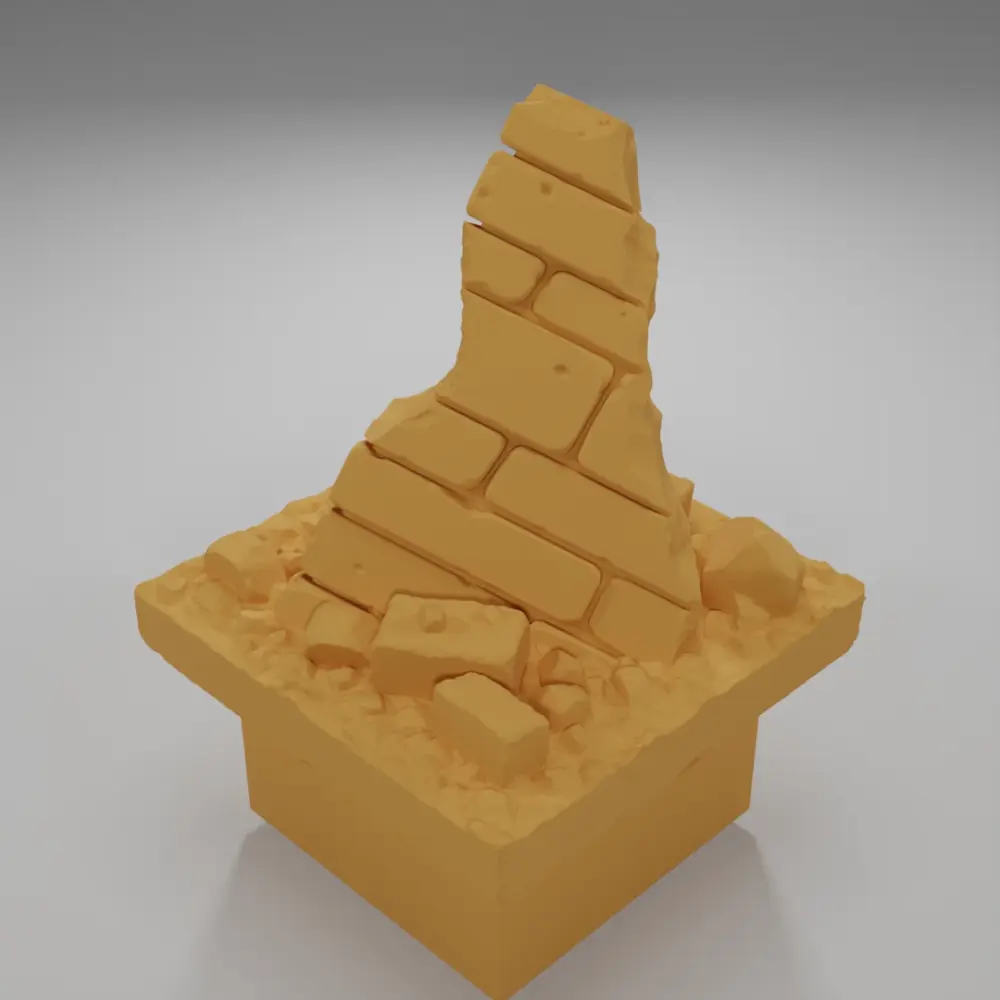Dirt Ground Medium Ruins - Ramparts & Ruins - Dungeon Blocks