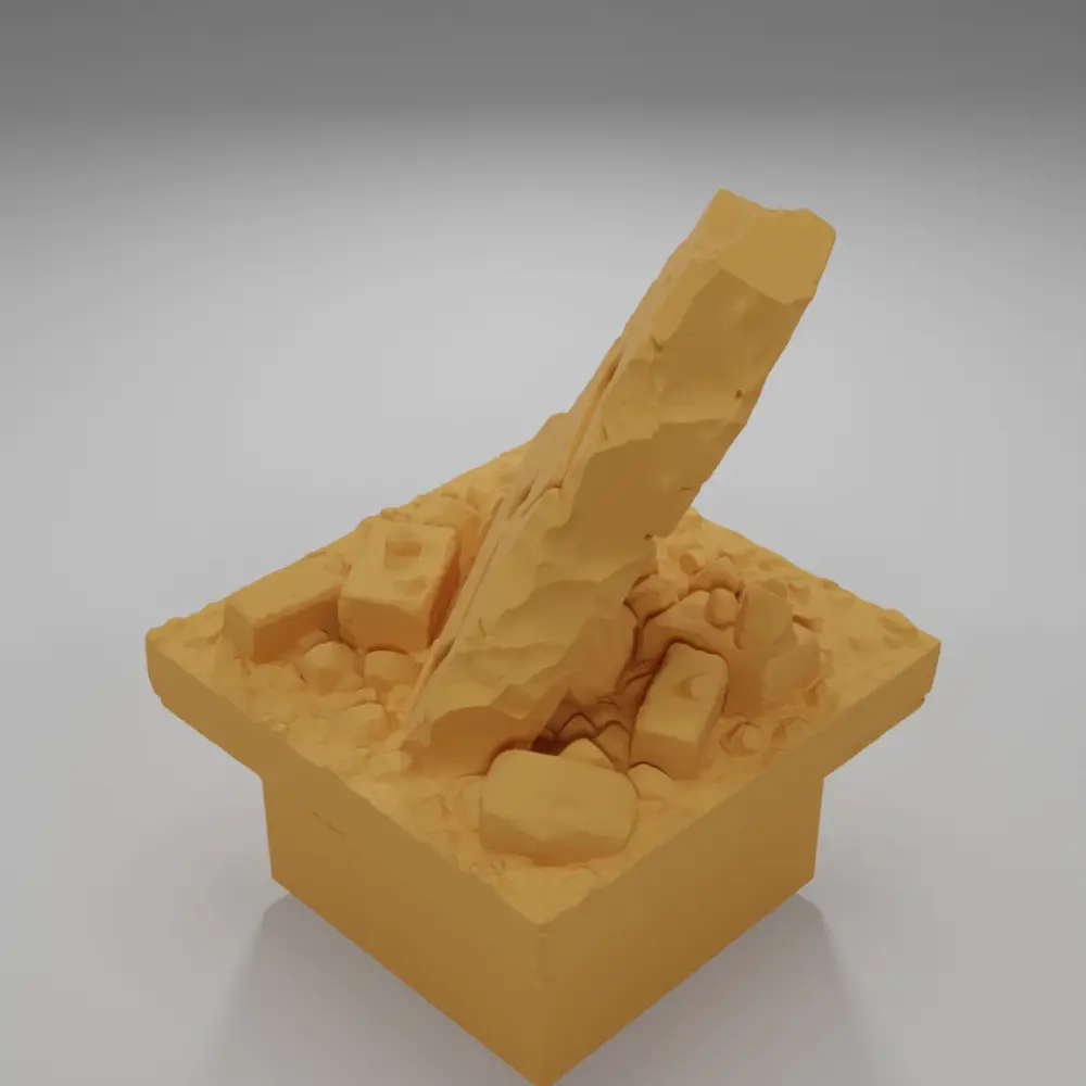 Dirt Ground Medium Ruins - Ramparts & Ruins - Dungeon Blocks