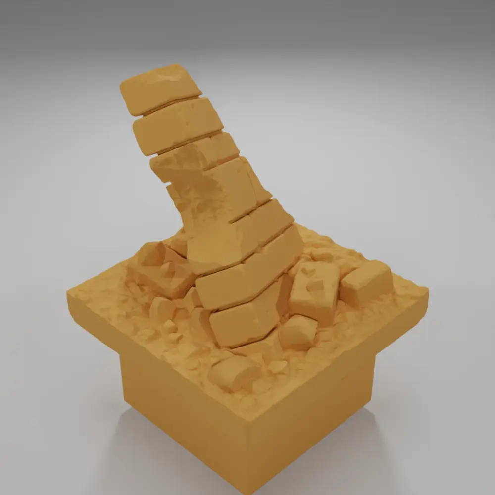 Dirt Ground Medium Ruins - Ramparts & Ruins - Dungeon Blocks