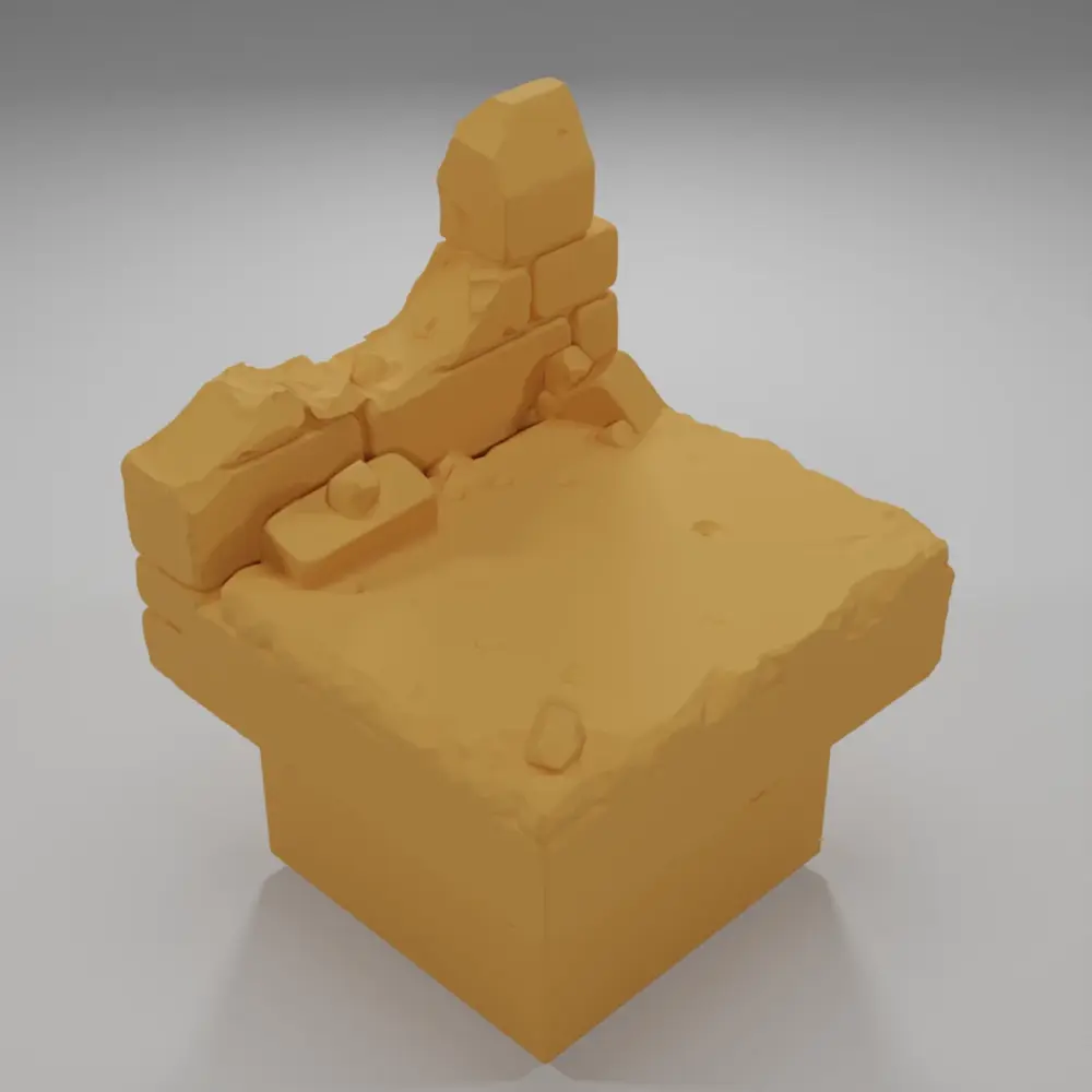 Ruined Rampart 1 - Ramparts & Ruins - Dungeon Blocks