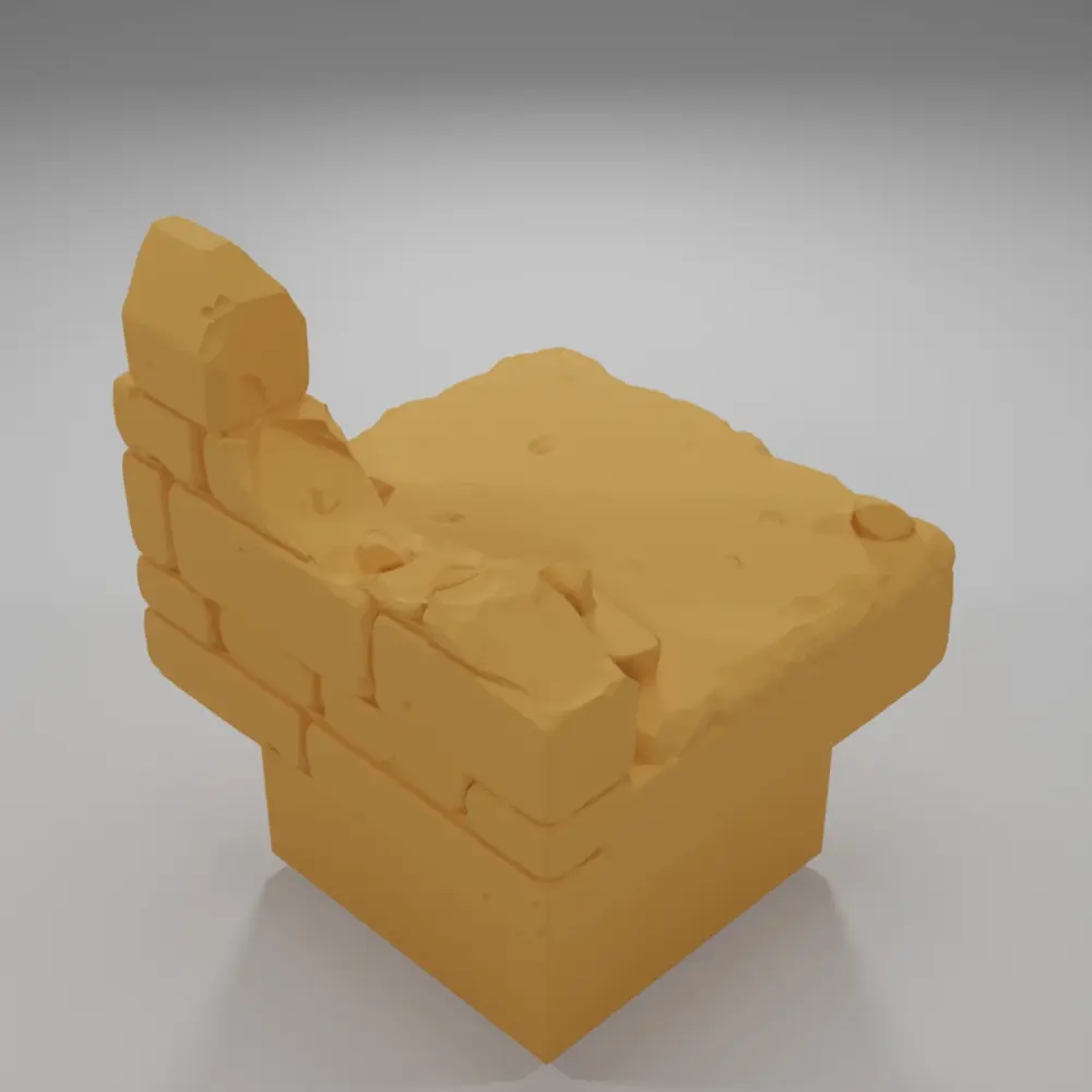 Ruined Rampart 1 - Ramparts & Ruins - Dungeon Blocks