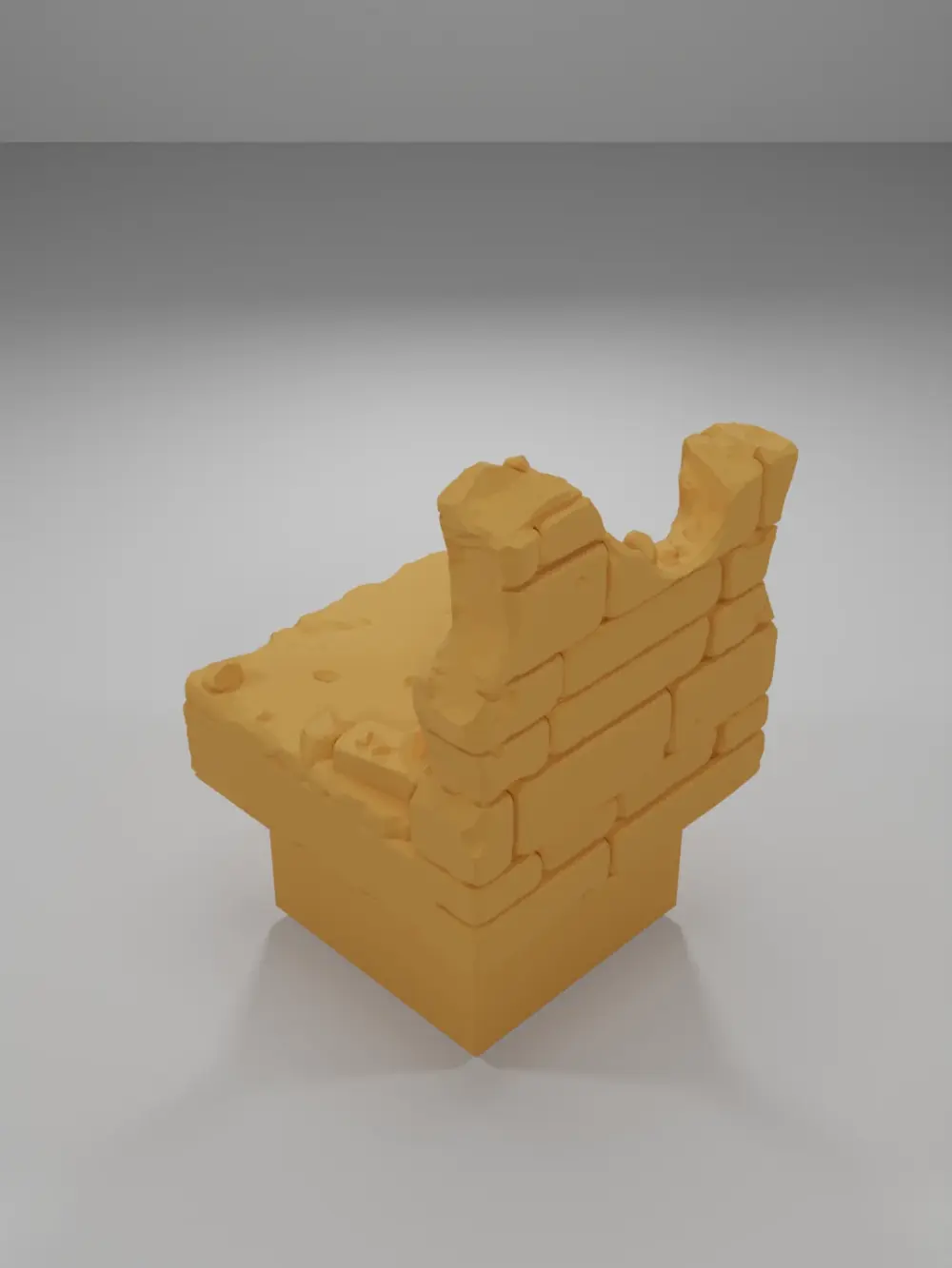 Ruined Wall - Ramparts & Ruins - Dungeon Blocks