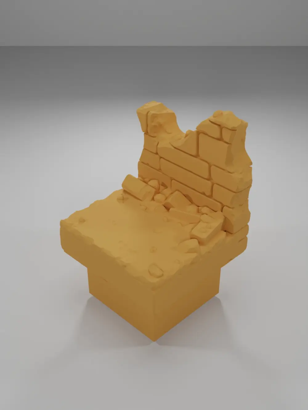 Ruined Wall - Ramparts & Ruins - Dungeon Blocks